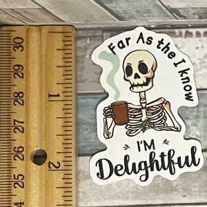 🌀10/$10🌀 Sarcasm Sarcastic Quote Reusable Waterproof Vinyl Sticker Decal